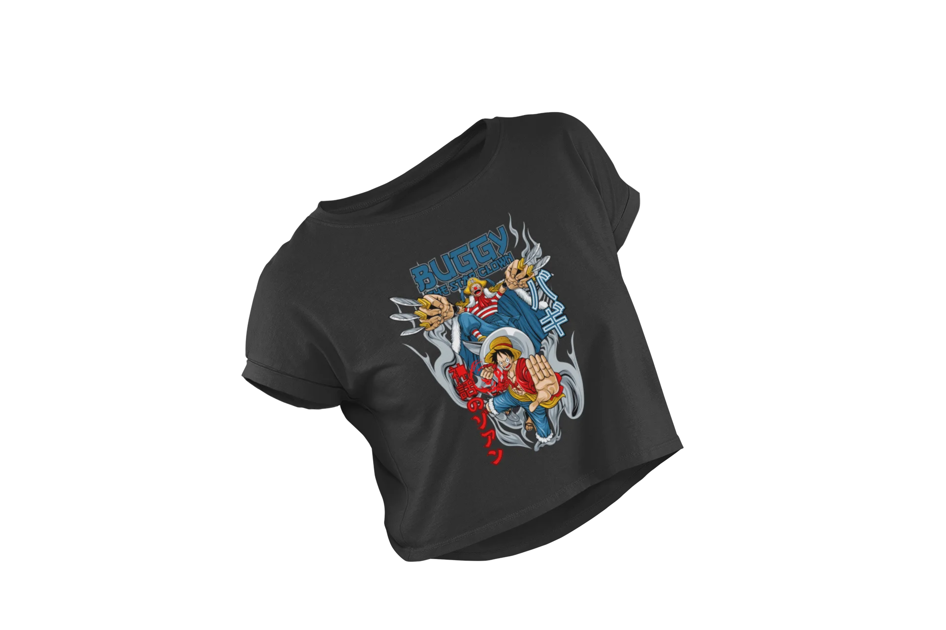 one-piece-luffy-buggy-the-clown-croptop-white