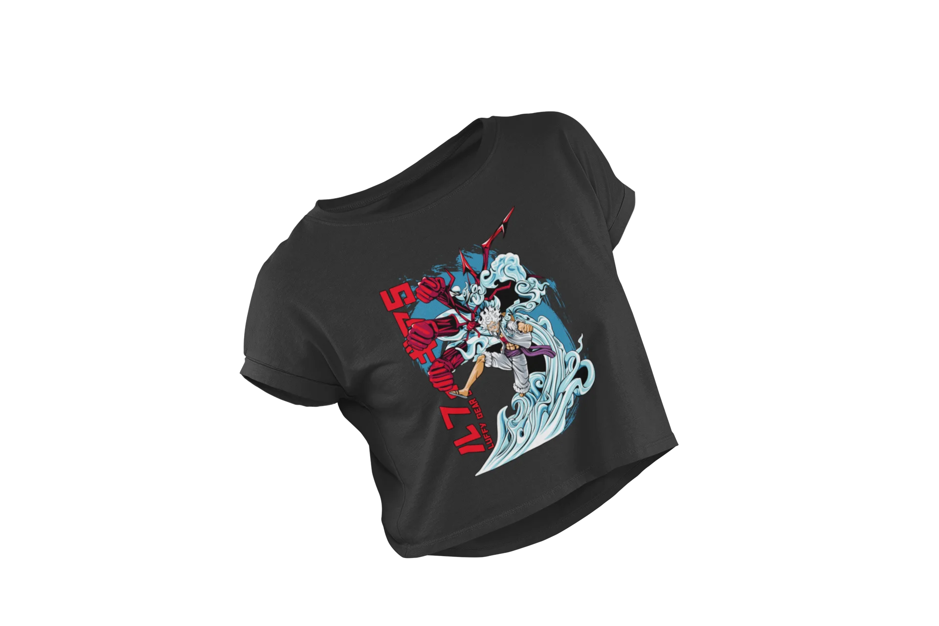 one-piece-luffy-gear-croptop-white