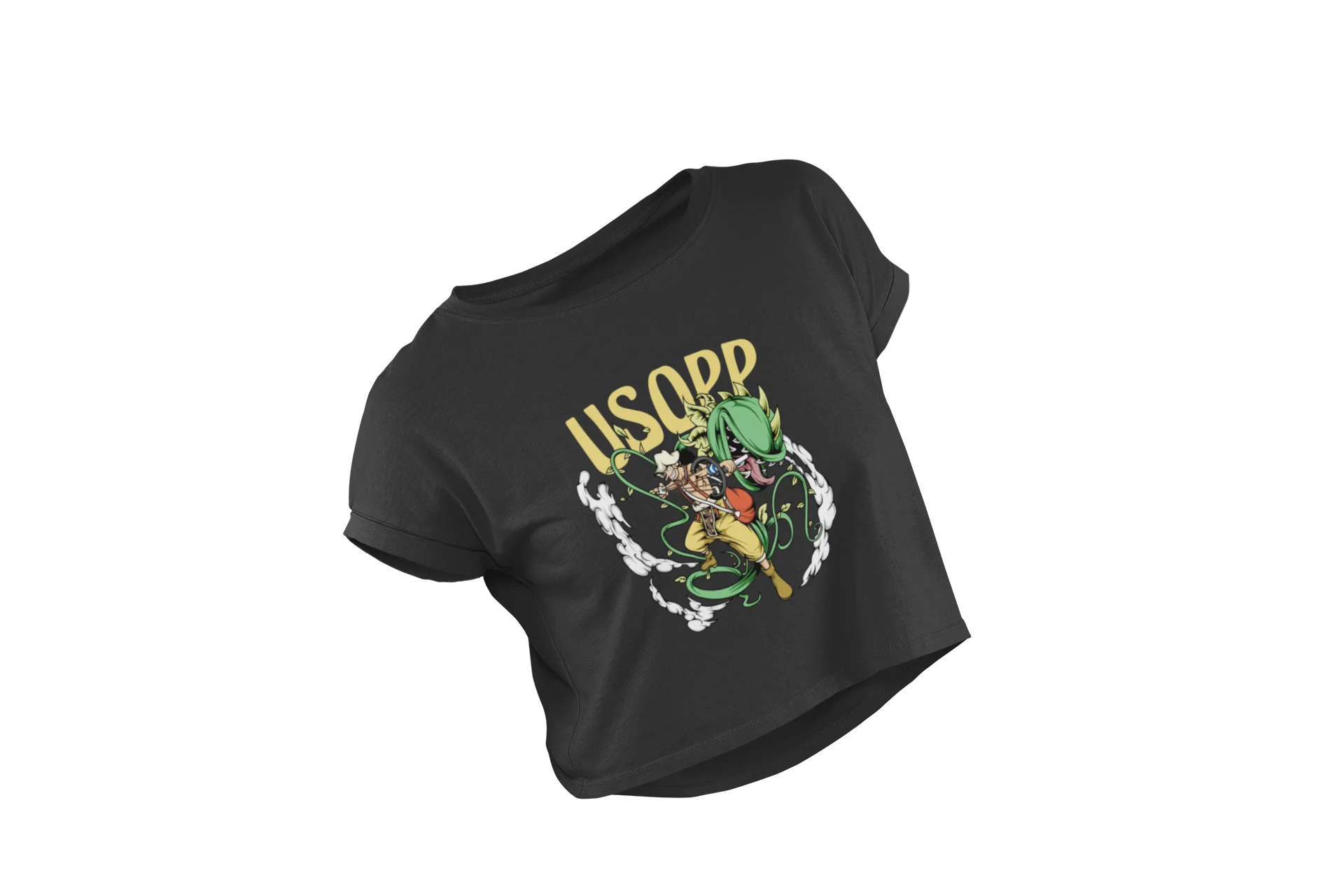 one-piece-usopp-luffy-croptop-white